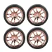 4PCS Upgraded LDRC 1801 1802 1803 1899 A01 A02 A86 A99 1/18 Drift RC Car Parts Tires Wheels On-Road Vehicles Models Spare Accessories