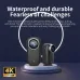 M11 Action Camera 4K WiFi HD Recorder 1/3 inch Sensor Thumb Camera with 1.47Inch Display Magnetic Design Wide Angle Lens