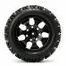 4PCS Wheel Rim & Tires HSP 1:10 Monster Truck RC Car 12mm Hub 88005