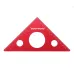 ENJOYWOOD Woodworking Carpenter Square Right Angle Ruler Triangle Height Ruler Metric and Imperial Scale Aluminum Alloy Measuring Tool