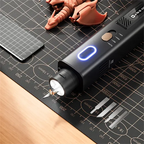Jakemy JM-Y10 PRO Ultrasonic Cutter and Polisher 35W 40kHz Precision Cutting Dual Function Safety Design for Metal Wood Plastic Crafts