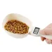 800g/1g Kitchen Scale Spoon Measuring Spoon Cup Portable with LED Display Pet Food Weighing Cup for Dogs and Cats Feeding Bowl