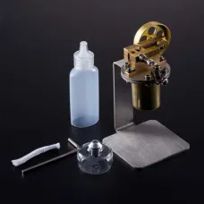 STARPOWER QX-M-ZQJ-06 Mini Copper Boiler Steam Engine Stirling Engine Model Physics Experiment Science Discovery Production Invention Gift Collection Toys