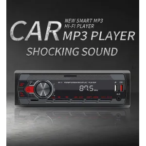 12V Car Radio Stereo Player Digital bluetooth Car MP3 Player FM Radio Stereo Audio Music USB/SD with In Dash AUX Input