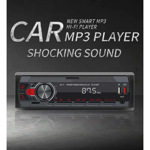 12V Car Radio Stereo Player Digital bluetooth Car MP3 Player FM Radio Stereo Audio Music USB/SD with In Dash AUX Input
