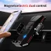 F100 15W Magnetic Car Phone Holder Wireless Fast Charger Infrared Induction Car Air Vent Bracket for iPhone 16 16 Pro 15 14 13 Pro Max for Huawei Mate 70 for Samsung Galaxy S25 Ultra