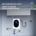 3800W 220V Mini Instant Water Heater with Touch Screen Smart Wall Mounted Electric Shower for Bathroom Kitchen EU Plug