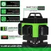 LED Display 4D 360 16 Line Green Light Laser Level Cross Self Leveling Measure Tool