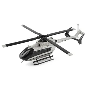 XK K160 2.4G 4CH 6-Axis Gyro Altitude Hold Brushless Motor Military Green Flybarless EC145 Scale RC Helicopter RTF