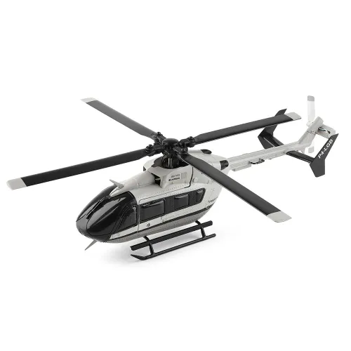 XK K160 2.4G 4CH 6-Axis Gyro Altitude Hold Brushless Motor Military Green Flybarless EC145 Scale RC Helicopter RTF