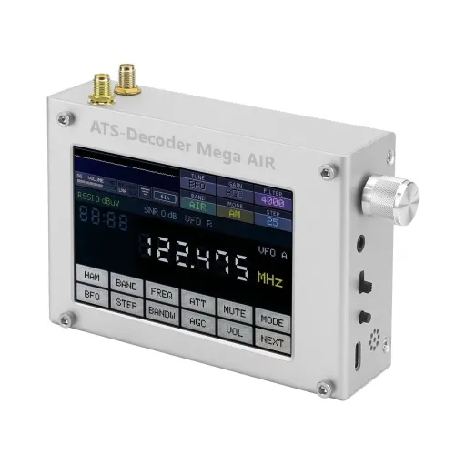 HamGeek ATS-Decoder Air V4.2x 4inch Si4735 Full Band Radio Receiver FM RD  AM Bluetooth with 4-inch Touch Screen