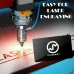 Laser Engraving Blank Aluminum Sheets 86x54x021mm Smooth Surface for Business Cards Gift Cards DIY Projects
