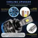 Infitary Pair Car LED Headlight Modification 160W Per Pair Lamp Bulb 6500K Bright White Car Lights  IP68 Waterproof Rating