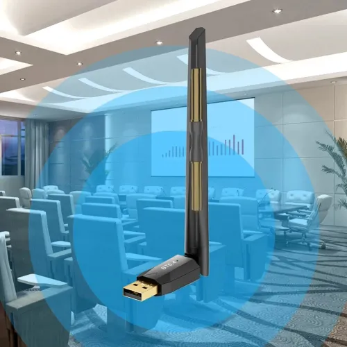 USB bluetooth 5.4  Adapter 150M Wireless Dongle Adapter Drivers Free Supports Windows 11/10/8.1/7 for PC Music Audio Receiver Transmitter