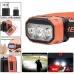 Powerful LESensor Headlamp USB Rechageable Headlight LEHead Light Camping Search Light with Built-in Battery Fishing Lantern