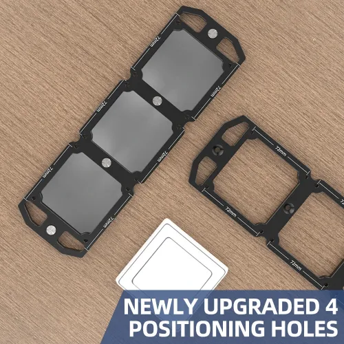 86 Type Socket Box Hole Template Wood Board Slotting Template Switch Socket Opening Template Aluminum Alloy Hole Opening Marking Tool