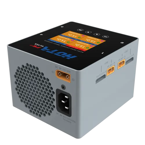 HOTA F6+ AC/DC AC500W DC250Wx4 15Ax4 Smart Balance Charger for Lipo LiIon NiMH Battery