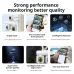 3MP Triple-Lens WIFI IP Camera P66 Waterproof Two-Way Audio Full-Color Night Vision Motion Alert Mobile Remote Monitoring EU Plug