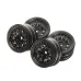 4PCS UDIRC UCX2405 UCX2405 PRO 1/24 RC Car Upgraded Parts Metal Wheel Rims UCX24-P088A/B Vehicles Models Spare Accessories