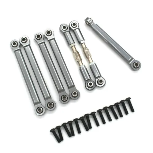 7PCS Pull Rods For ZD Racing DBX-10 1/10 Rc Car Metal Whole Vehicle Parts