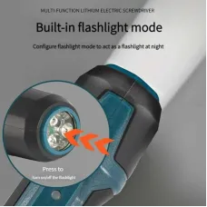 11PCS 200r/min Household Ratchet Screwdriver Cordless Electric Screwdriver 3.6V 900mAH Rated 1300mAh Peak Li-ion Battery Rechargeable Manual Mini Drill