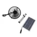 Solar Power Fan Exhaust with Monocrystalline Photovoltaic Panel Compact Portable Waterproof 15W Power Output USB-C USB-A DC Output Interfaces Ideal for Camping and Outdoor Activities