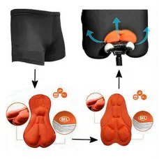 TENGOO Cycling Shorts Breathable Shockproof Comfortable Underpants Sponge Gel 3Padded Cycling Pants for Bicycle Motorcycle