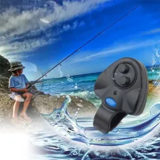 YOLO Fishing Alarm with LELight Loud Sound Fish Bell Clip-On for Rod Fishing Tackle Accessories