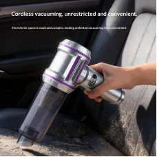 Handheld Vacuum Cleaner Portable Car Vacuum 16KPa Suction Power 3 Modes LED Display Lightweight Rechargeable Type-C Fast Charging Powerful Dust Remover Vacuum Blower Cleaning Tool
