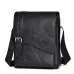WEIXIER Men's Business Shoulder Bag Large Capacity, Waterproof Messenger Crossbody Bag, Casual Fashion PU Leather Backpacks Bag