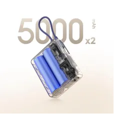 Xiaomi PB1033MI 33W 36.5Wh 10000mAh Power Bank External Battery Power Supply with 2 Inputs & 3 Outputs Support PD2.0/3.0 QC2.0/3.0 DCP PPS Apple2.4 BC1.2 Fast Charging for iPhone 16 16 Pro 15 14 13 Pro Max for Huawei Mate XT for Xiaomi 15pro