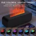 Tevorex 250ML Colorful Flame Aromatherapy Diffuser Dynamic Fire Flame  Cool Mist Humidifier with 7 Colors Light Remote Control Timer and Auto Off Function for Home Office
