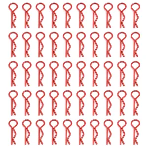 100PCS Universal RC Body R-Type Clips Pins for All 1/10 1/12 Scale Redcat HPI Himoto HSP Exceed RC Car Parts Truck Shell Replacement
