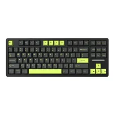 Delux KM87PRO Mechanical Gaming Keyboard Three-mode Gasket Structure Hot Swappable 87 keys Layout RGB Two-color Injection PBT Keycaps Rechargeable Wired E-sports Gamer Keyboards