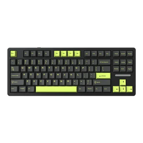 Delux KM87PRO Mechanical Gaming Keyboard Three-mode Gasket Structure Hot Swappable 87 keys Layout RGB Two-color Injection PBT Keycaps Rechargeable Wired E-sports Gamer Keyboards