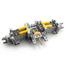 MOC-9365 High-tech Parts Building Blocks + Wheels Small Particle Rear Drive System Shock Absorbing Chassis Creative Toy Assembly Model