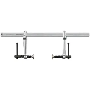 Multifunctional F Clamp 300x80mm Double Force Welding Bar Clamp 1200 Pounds Clamping Force Chrome Vanadium Steel Metalworking Woodworking Heavy Duty Clamp