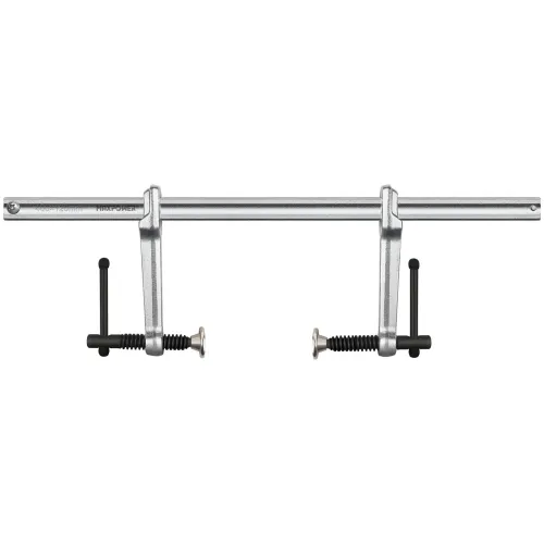 Multifunctional F Clamp 300x80mm Double Force Welding Bar Clamp 1200 Pounds Clamping Force Chrome Vanadium Steel Metalworking Woodworking Heavy Duty Clamp