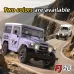 TRASPED HG4-211 RTR 1/16 2.4G 4WD RC Car for TOYOTA FJ40 Land Cruiser Off-Road Truck with Winch LED Light Sound Smoke Simulated Suspension Metal Drive Shaft Spring Wheel Hub Remot Control Vehicles Models Toys