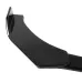 4PCS Black Front Lip Chin Bumper Spoilers Body Kits For Car Universal