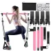 KALOAPortable Yoga Pilates Bar Stick with Resistance Band Home Gym Muscle Toning Bar Fitness Stretching Sports Body Workout Exercise