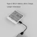 DUKA LCD Wireless Smart Home WIFI Temperature and Humidity Weather Sensor Rechargeable Indoor Clock Hygrometer Mini Digital Thermometer