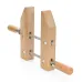 Wood Hand Screw Clamp Adjustable Wooden Handle 8/10 Inch Parallel Jaw Hardwood Construction Professional Woodworking Tool