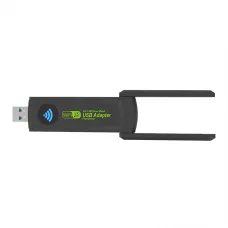 1300Mbps 2.4G/5G Dual Band USB3.0 WiFi Adapter Wifi Dongle USB Network Card Free Driver with External High Gain Dual Antenna for PC Laptop Computer