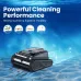 EU US Direct INSE Y50S Robotic Pool Cleaner, Upgraded Motor, Powerful Wall-Climbing with Scrubber Brushes, Smart Path Navigation, Cordless Pool Vacuum for Inground Pools up to 2000 Sq.ft