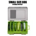 SAMOLLA 12/14 Compartments Double Sided Fishing Tackle Box Y-slot Fishing Gear Organizer Fishing Tool Storage Case