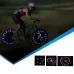 LEADBIK14 RGB DIY LEBike Wheel Light Rechargeable Bicycle Warning Lights Waterproof LENeon Bike Tyre Light for Cycling
