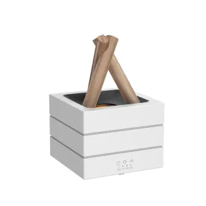 Tevorex 280ml Flame Aroma Diffuser USB Air Humidifier Colorful Atmosphere Light Bonfire Essential Oil Aroma Diffuser 7 Colors Light for Home Office Bedroom