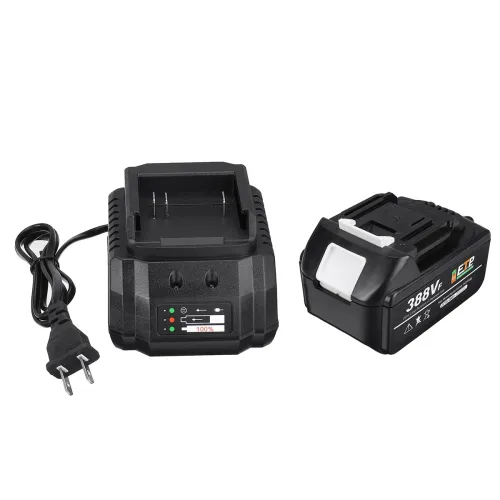 Drillpro 3000mAh 18V Lithium Battery Li-ion Battery Replacement with Charger for Electric Wrench Tools