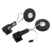 Metallic Worm-type Electronic Retractable Landing Gear for Small Real Electric Fixed-wing RC Aircraft Airplane
